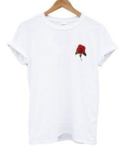 Rose With Skull Inside T shirt