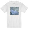 water lilies monet t-shirt