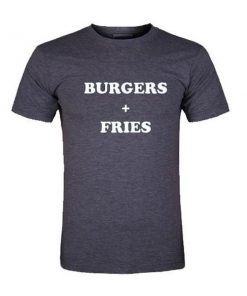 burger+fries tshirt