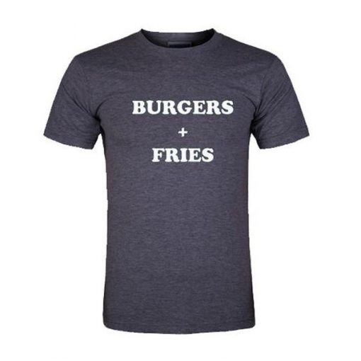 burger+fries tshirt