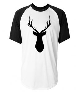 deer head raglan t-shirt