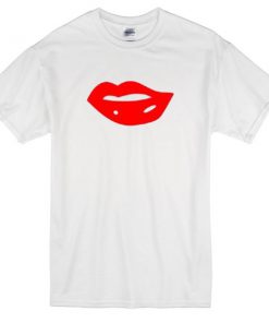 red lips tshirt