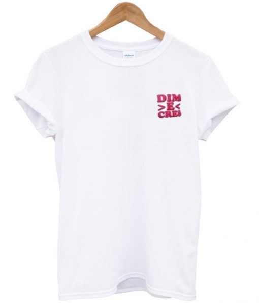 dim e cres t-shirt