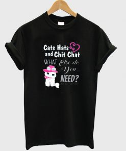 Cat Hats And Naps Quote T-Shirt