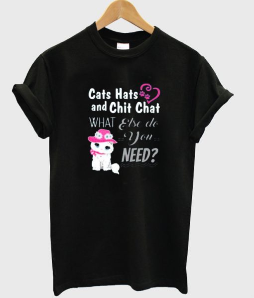 Cat Hats And Naps Quote T-Shirt