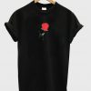 flower rose t-shirt