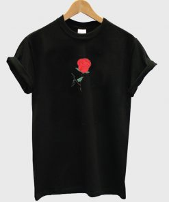 flower rose t-shirt