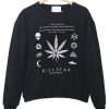 killstar four twenty sweatshirt