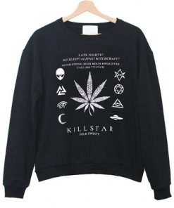 killstar four twenty sweatshirt