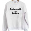 mademoiselle en baskets sweatshirt