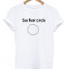 sea bear circle tshirt