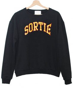 sortie font sweatshirt