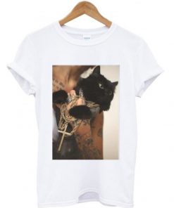 black cat T shirt