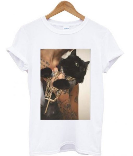 black cat T shirt