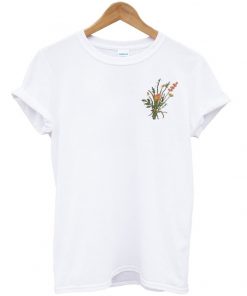 bucket flowers t-shirt