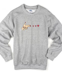shot of love sweatshirt