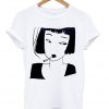 smoking girl t-shirt