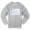 tyler joseph tweet sweatshirt