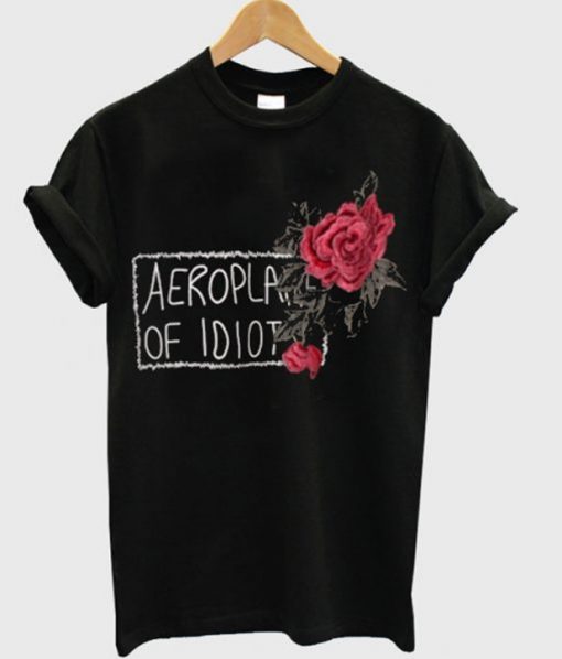 aeroplane of idiot tshirt