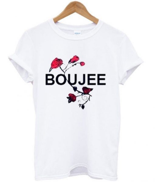 boujee rose t-shirt