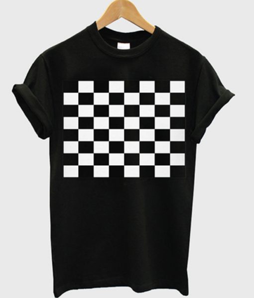 checkered t-shirt