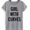 girl with curves tshirt