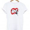 lips dope earphone tshirt