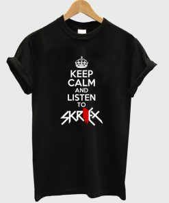 Keep Calm and dancing with Skrillex T-shirt