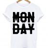 Monday Sucks Crossed Out T-shirt