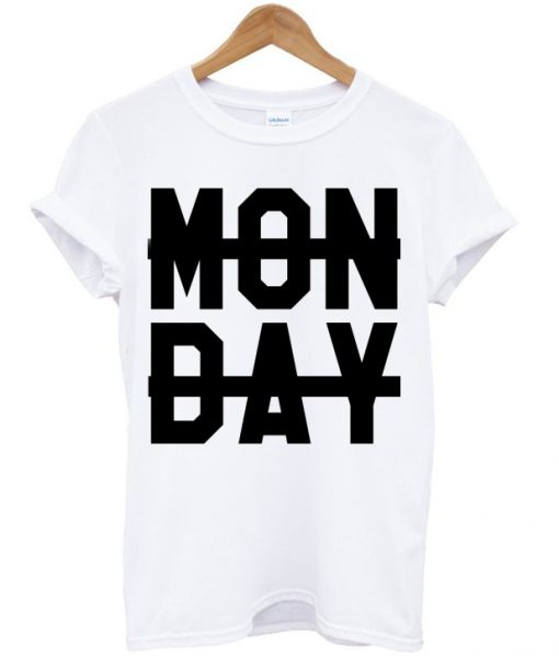 Monday Sucks Crossed Out T-shirt