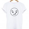 Smirking Emoji Face Cute T-shirt