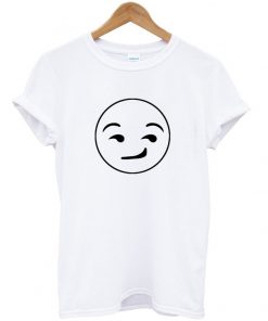 Smirking Emoji Face Cute T-shirt