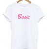 basic font t-shirt