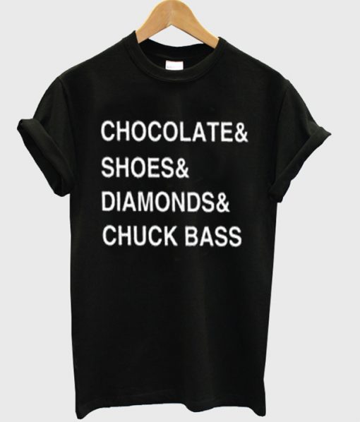 chocolate shoes diamond chuck bass tshirt