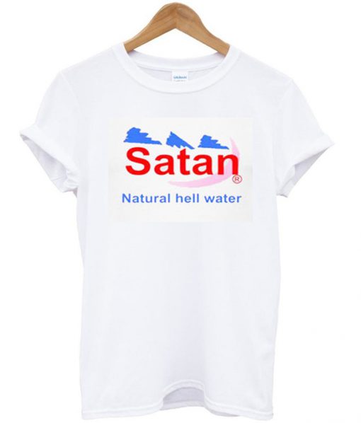 satan natural hell water t-shirt