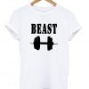 Beast Gym Weight Lifting T Shirt