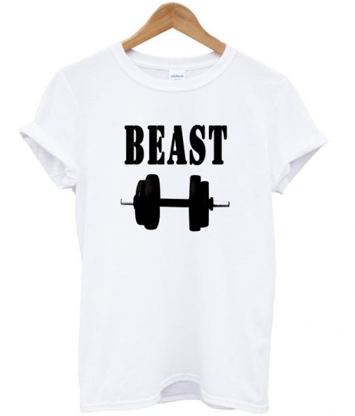 Beast Gym Weight Lifting T Shirt