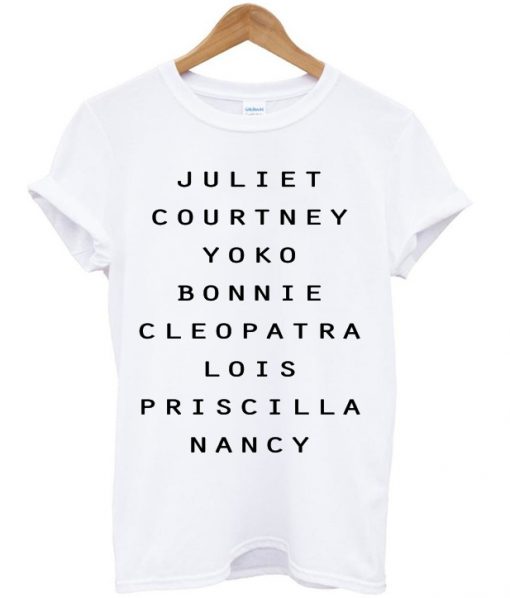 Great Loves Hers Juliet Courtney Yoko Couples T-shirt