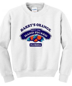 barry's orange florida sweatshirt