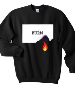 burn fire sweatshirt