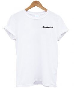 california font tshirt