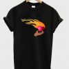 fire heart t-shirt