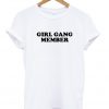 girl gang member tshirt