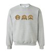 monkey emoji sweatshirt