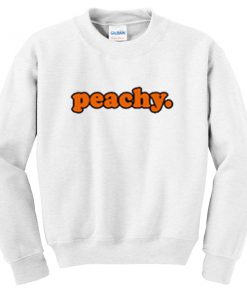 peachy sweatshirt