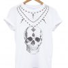 skull roseary tshirt