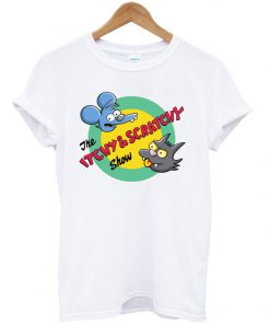 the itchy and scratchy show tshirt