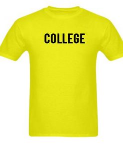 College tshirt