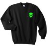 Green Alien Sweatshirt