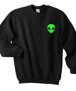 Green Alien Sweatshirt